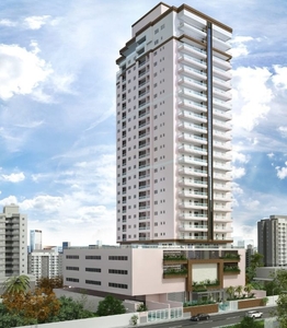 Apartamento em Vila Guilhermina, Praia Grande/SP de 77m² 2 quartos à venda por R$ 543.000,00