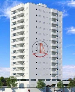 Apartamento em Vila Guilhermina, Praia Grande/SP de 77m² 2 quartos à venda por R$ 467.460,00