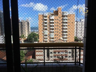 Apartamento em Vila Guilhermina, Praia Grande/SP de 78m² 2 quartos à venda por R$ 339.000,00