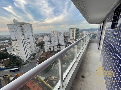 Apartamento em Vila Guilhermina, Praia Grande/SP de 81m² 2 quartos à venda por R$ 398.000,00