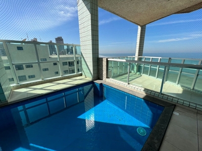 Apartamento em Vila Guilhermina, Praia Grande/SP de 90m² 3 quartos à venda por R$ 449.000,00
