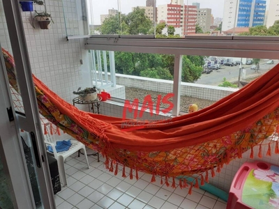 Apartamento em Vila Matias, Santos/SP de 50m² 1 quartos à venda por R$ 359.000,00
