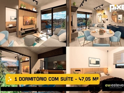 Apartamento em Vila Monte Alegre, Ribeirão Preto/SP de 47m² 1 quartos à venda por R$ 281.300,00