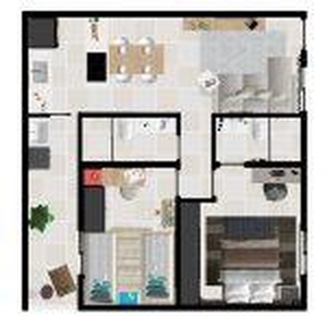 Apartamento em Vila Nivi, São Paulo/SP de 54m² 2 quartos à venda por R$ 329.000,00