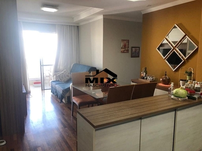 Apartamento em Vila Santa Luzia, São Bernardo do Campo/SP de 74m² 3 quartos à venda por R$ 489.000,00