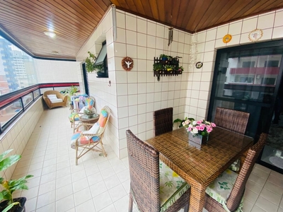 Apartamento em Vila Tupi, Praia Grande/SP de 131m² 3 quartos à venda por R$ 584.000,00