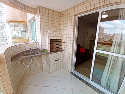 Apartamento em Vila Tupi, Praia Grande/SP de 58m² 1 quartos à venda por R$ 297.000,00