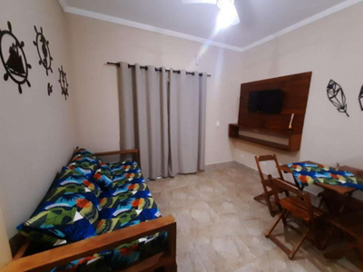 Apartamento para Venda em Ubatuba, Praia da Maranduba, 1 dormitório, 1 banheiro, 1 vaga