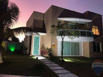 Casa com 4 dormitórios, 697 m² - venda por R$ 3.500.000,00 ou aluguel por R$ 21.335,00/mês - Alphaville Fortaleza - Eusébio/CE