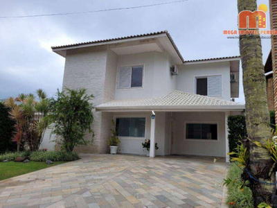 Casa com 5 dormitórios, 244 m² - venda por R$ 1.650.000,00 ou aluguel por R$ 10.000,05/mês - Bougainvillee III - Peruíbe/SP