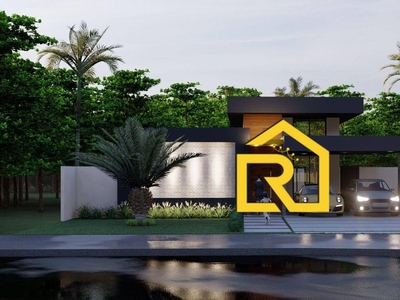 Casa em Alphaville, Rio das Ostras/RJ de 150m² 3 quartos à venda por R$ 849.000,00