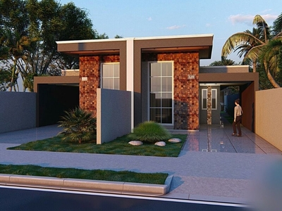 Casa em Eucaliptos, Fazenda Rio Grande/PR de 89m² 3 quartos à venda por R$ 419.000,00