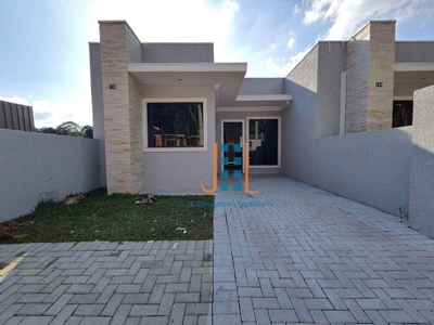 Casa em Gralha Azul, Fazenda Rio Grande/PR de 60m² 3 quartos à venda por R$ 278.900,00