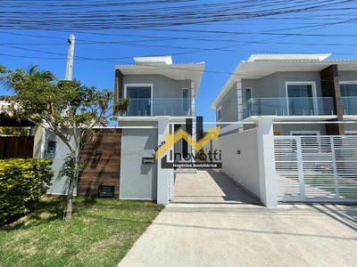 Casa em Jardim Atlântico Leste (Itaipuaçu), Maricá/RJ de 78m² 2 quartos à venda por R$ 379.000,00