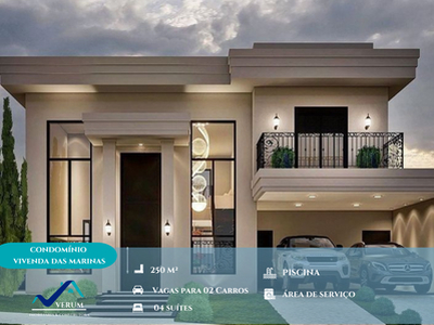 Casa em Ponta Negra, Manaus/AM de 250m² 4 quartos à venda por R$ 1.344.000,00
