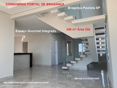 Casa em Residencial Euroville, Bragança Paulista/SP de 246m² 3 quartos à venda por R$ 1.599.000,00