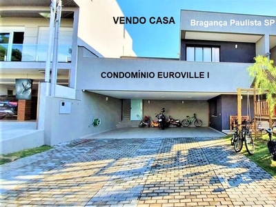 Casa em Residencial Euroville, Bragança Paulista/SP de 250m² 3 quartos à venda por R$ 1.278.000,00