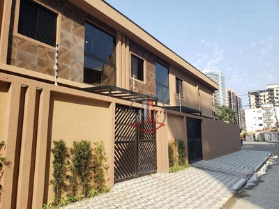 Casa em Vila Guilhermina, Praia Grande/SP de 71m² 2 quartos à venda por R$ 389.000,00