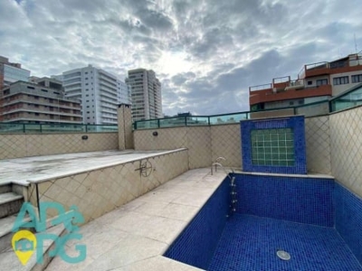 Cobertura com 4 dormitórios à venda, 237 m² por R$ 2.500.000 - Canto do Forte - Praia Grande/SP