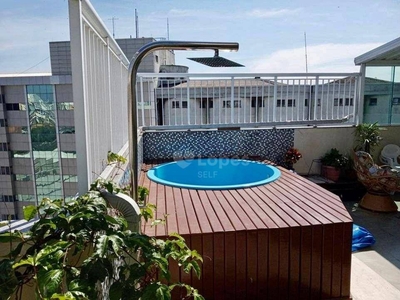 Cobertura em Centro, Niterói/RJ de 130m² 3 quartos à venda por R$ 689.000,00