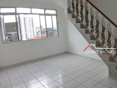 Cobertura em Embaré, Santos/SP de 174m² 2 quartos à venda por R$ 579.000,00