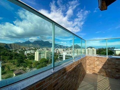 Cobertura em Pechincha, Rio de Janeiro/RJ de 119m² 2 quartos à venda por R$ 478.000,00
