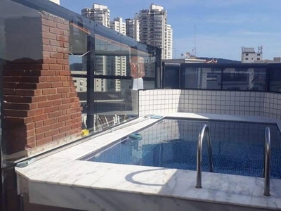 Cobertura em Ponta da Praia, Santos/SP de 225m² 4 quartos à venda por R$ 1.649.000,00