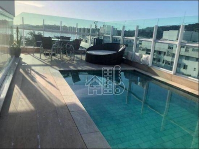 Cobertura em São Francisco, Niterói/RJ de 265m² 4 quartos à venda por R$ 3.499.000,00