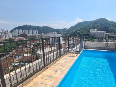 Cobertura em Vila Belmiro, Santos/SP de 296m² 4 quartos à venda por R$ 1.271.000,00