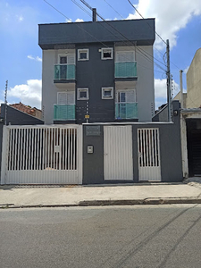 Cobertura em Vila Guarani, Santo André/SP de 48m² 2 quartos para locação R$ 1.350,00/mes