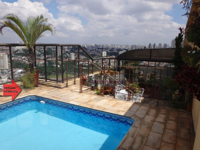 Cobertura em Vila Moinho Velho, São Paulo/SP de 187m² 3 quartos à venda por R$ 1.099.000,00