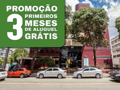 Conjunto para alugar, 48 m² - Centro Cívico - Curitiba/PR