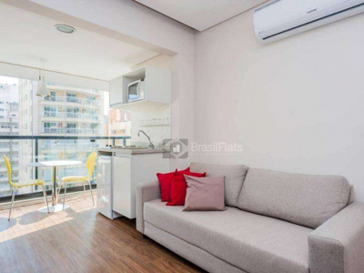 Flat com 1 dormitório para alugar, 35 m² por R$ 2.700,00/mês - Jardins - São Paulo/SP