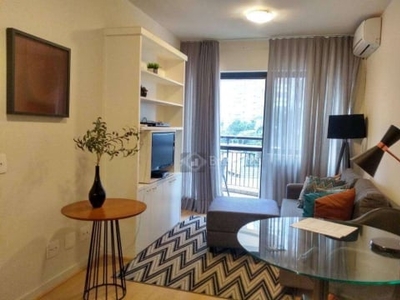 Flat com 1 dormitório para alugar, 40 m² por R$ 2.300,00/mês - Itaim Bibi - São Paulo/SP