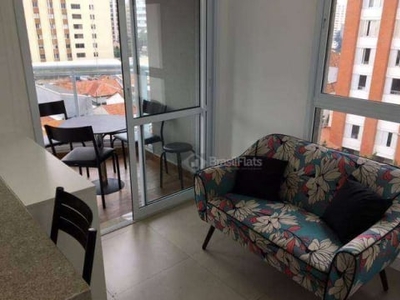 Flat com 1 dormitório para alugar, 41 m² por R$ 2.800/mês - Vila Mariana - São Paulo/SP