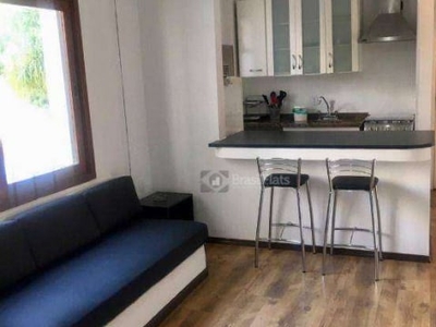 Flat com 1 dormitório para alugar, 42 m² por R$ 4.400,00/mês - Jardins - São Paulo/SP