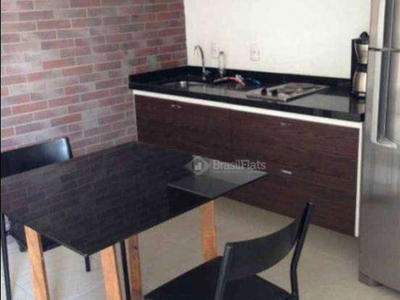 Flat com 1 dormitório para alugar, 43 m² por R$ 3.310,00/mês - Vila Olímpia - São Paulo/SP