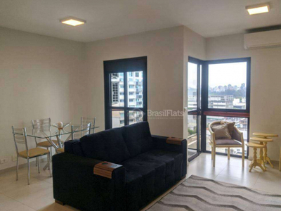 Flat com 1 dormitório para alugar, 55 m² por R$ 3.500/mês - Jardins - São Paulo/SP