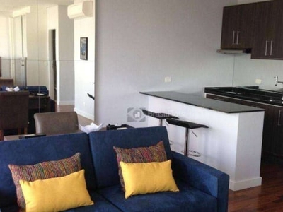 Flat com 1 dormitório para alugar, 62 m² por R$ 7.180,00/mês - Vila Olímpia - São Paulo/SP