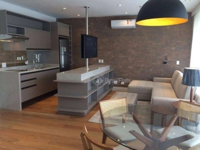 Flat com 1 dormitório para alugar, 64 m² por R$ 6.160,00/mês - Vila Olímpia - São Paulo/SP