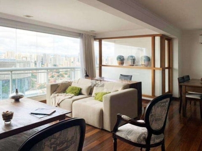 Flat com 2 dormitórios para alugar, 110 m² por R$ 11.400/mês - Brooklin - São Paulo/SP