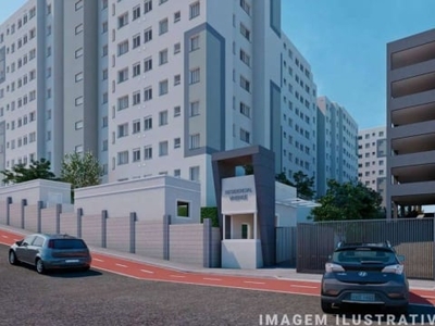 Residencial Vivence- Construção- 41 metros- 02 dormitórios- sem varanda e vaga