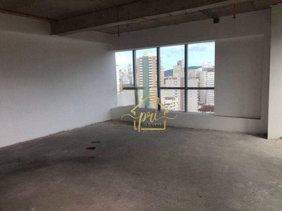 Sala em Gonzaga, Santos/SP de 52m² à venda por R$ 464.000,00