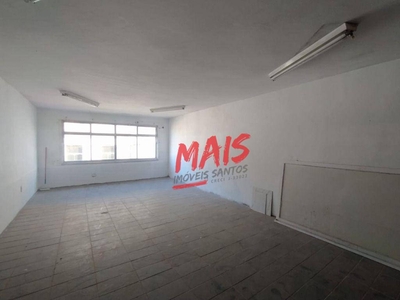 Sala em Vila Matias, Santos/SP de 35m² para locação R$ 1.000,00/mes