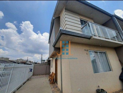 Sobrado em Campo de Santana, Curitiba/PR de 75m² 3 quartos à venda por R$ 319.000,00