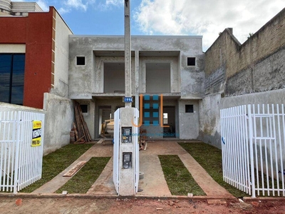 Sobrado em Campo de Santana, Curitiba/PR de 81m² 2 quartos à venda por R$ 274.000,00
