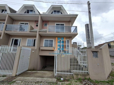 Sobrado em Sítio Cercado, Curitiba/PR de 116m² 3 quartos à venda por R$ 458.000,00