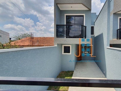 Sobrado em Sítio Cercado, Curitiba/PR de 85m² 3 quartos à venda por R$ 349.000,00