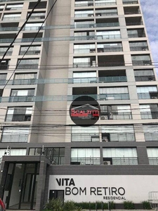 Studio em Bom Retiro, São Paulo/SP de 28m² 1 quartos para locação R$ 1.750,00/mes