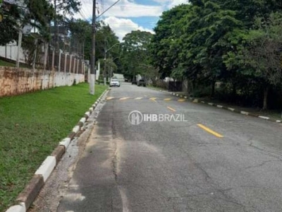 Terreno em condomínio fechado à venda na rua alderico gazoni, 58, outeiro de são fernando, barueri por r$ 560.000